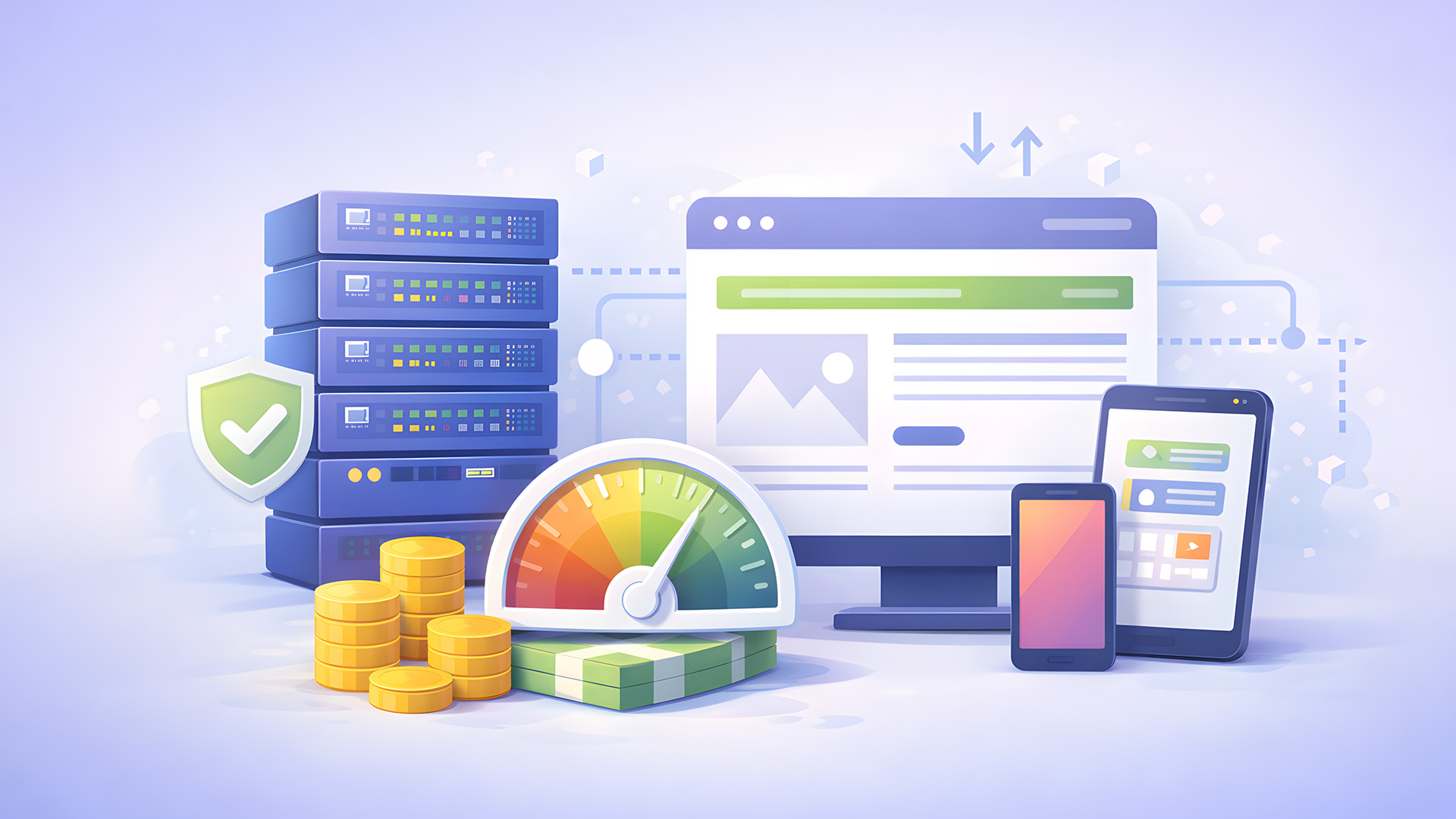 Custo para hospedar um site por tipo de hospedagem