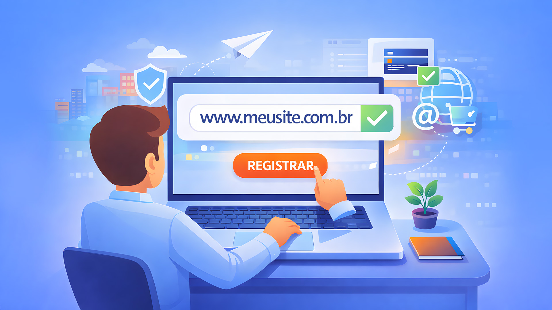 Como funciona o registro de domínios