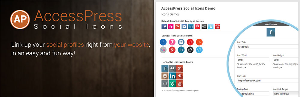 plugins wordpress accesspress social icons