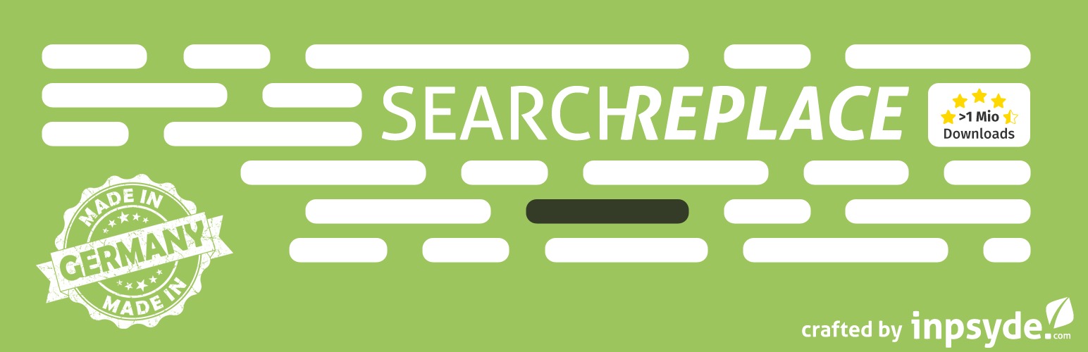 Search & Replace Plugin