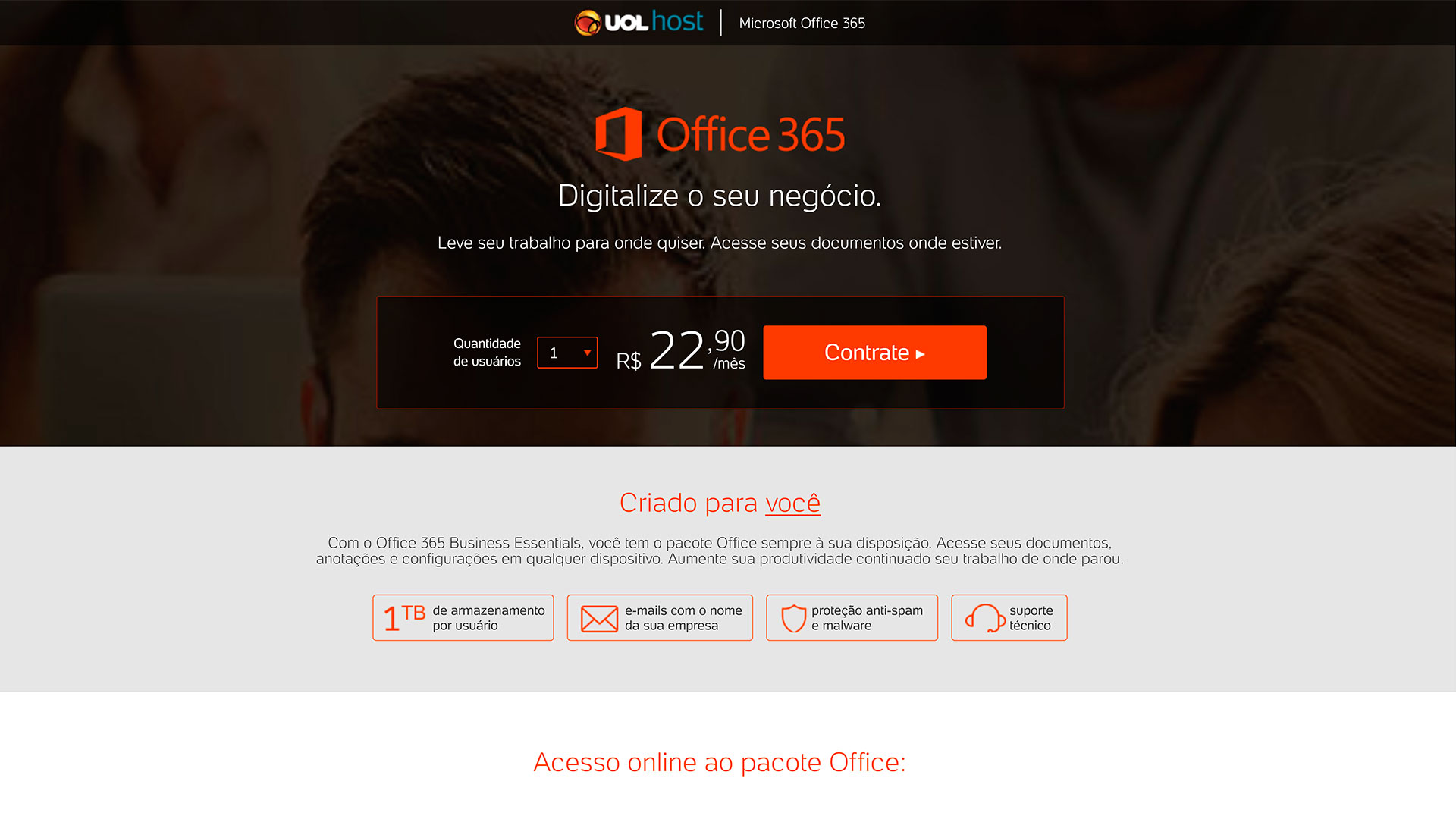 uol host microsoft office 365