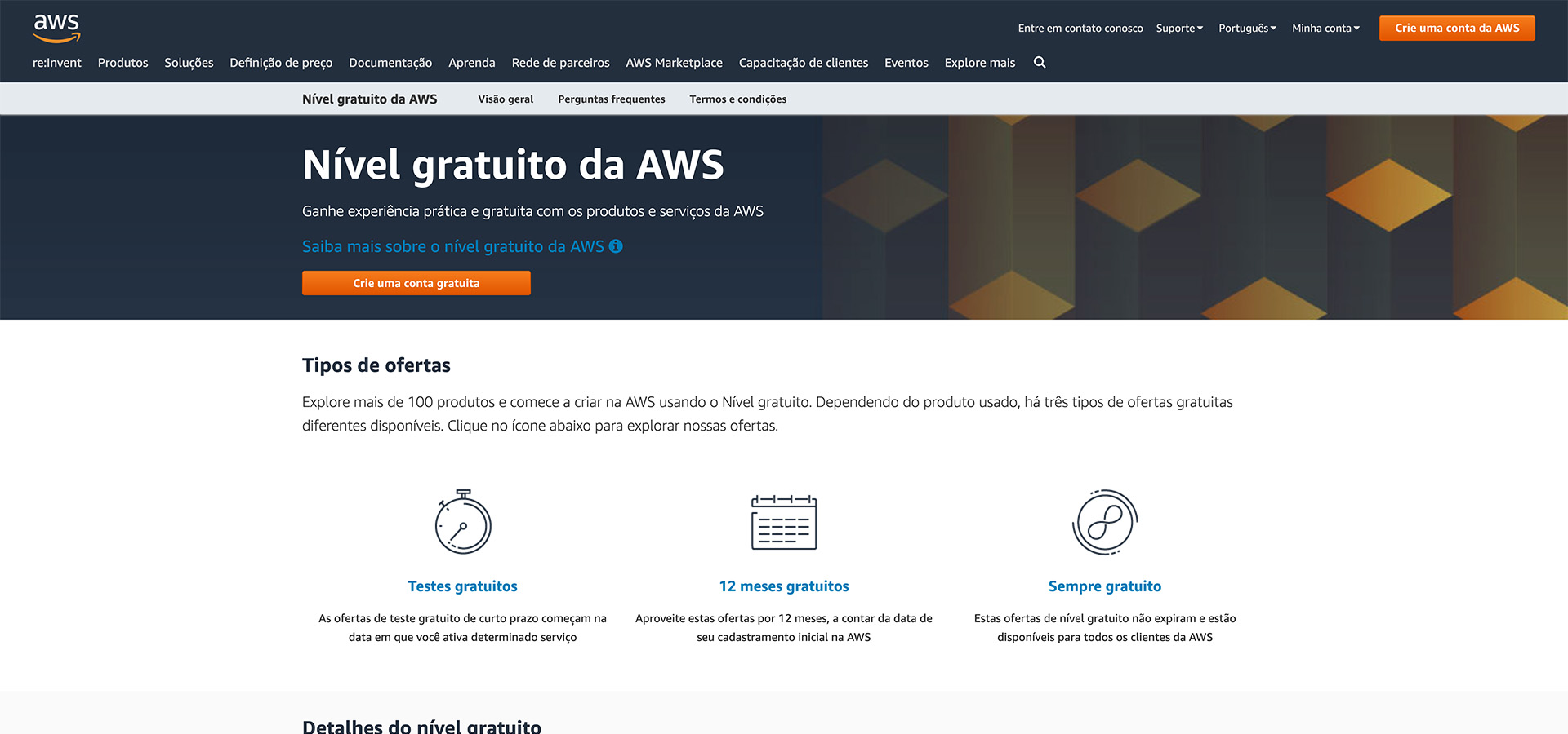 Hospedagem Cloud AWS Amazon
