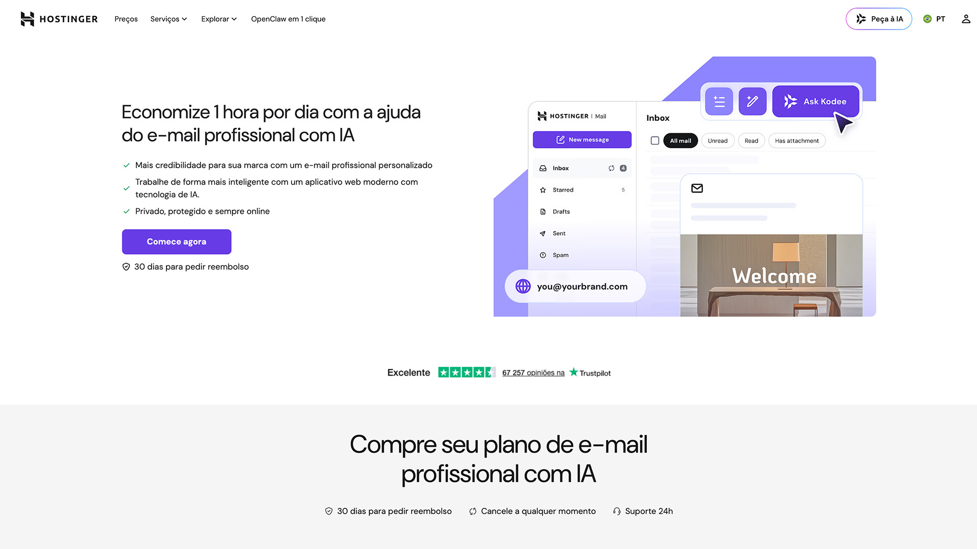 E-mail Profissional Hostinger