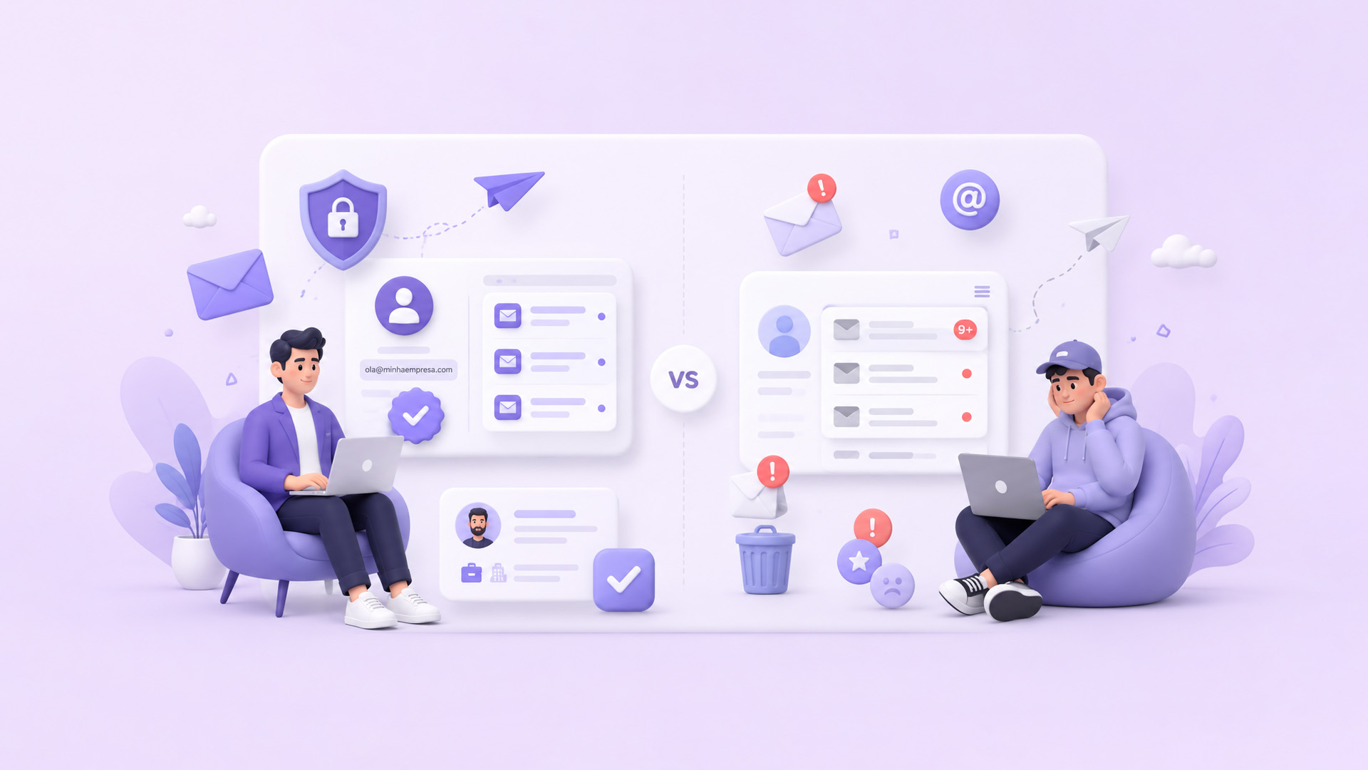 Email profissional vs email gratuito: Conheça as diferenças