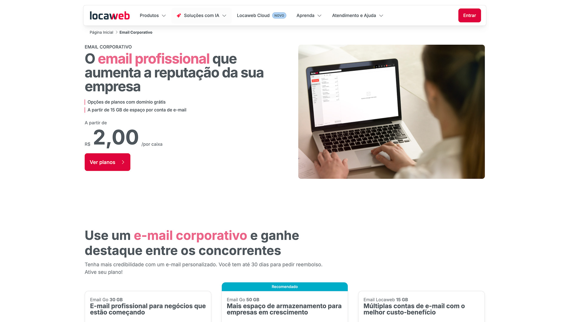 Locaweb E-mail profissional