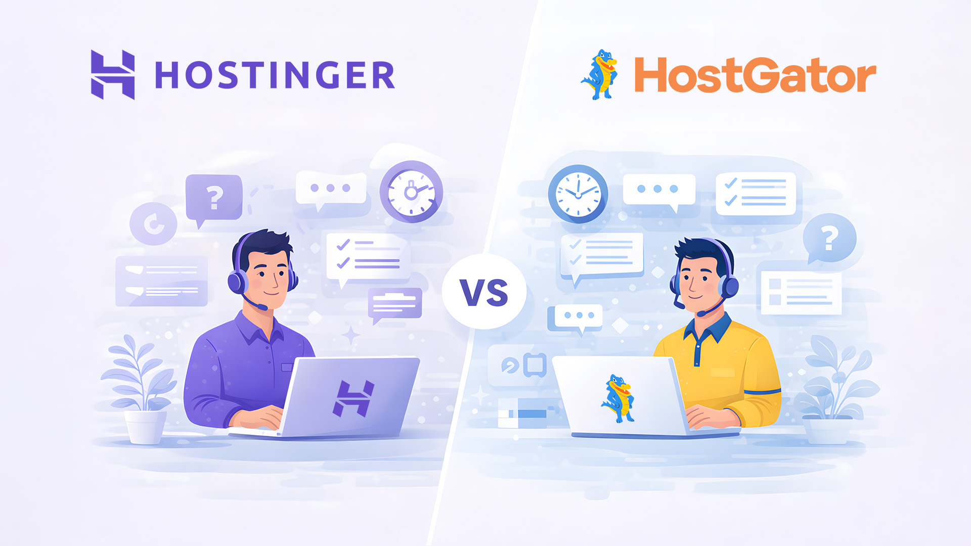 Hostinger ou HostGator: Suporte