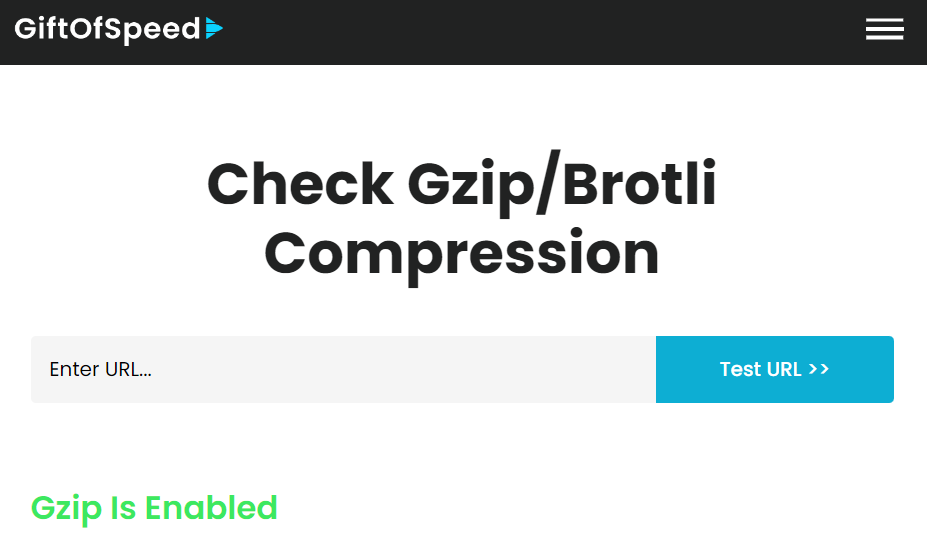 GiftOfSpeed - Gzip e Brotli