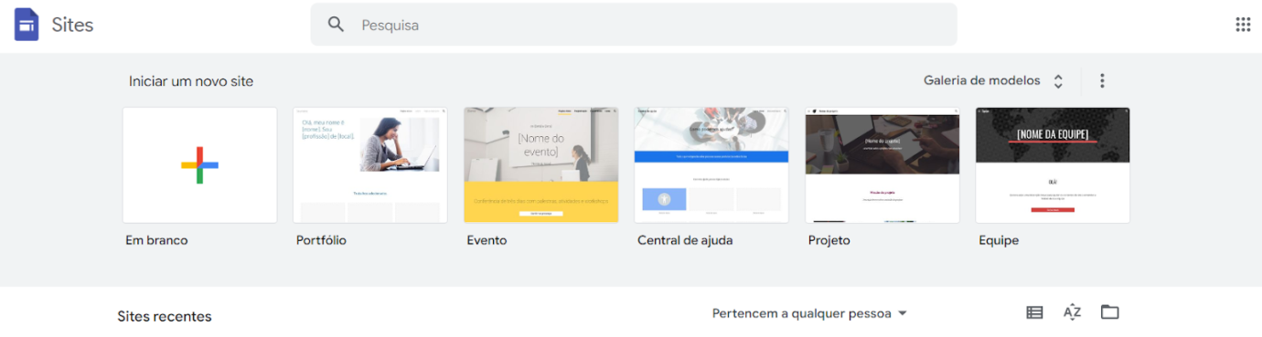 Google Sites: Veja como criar um site profissional passo a passo