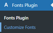Google fonts plugin