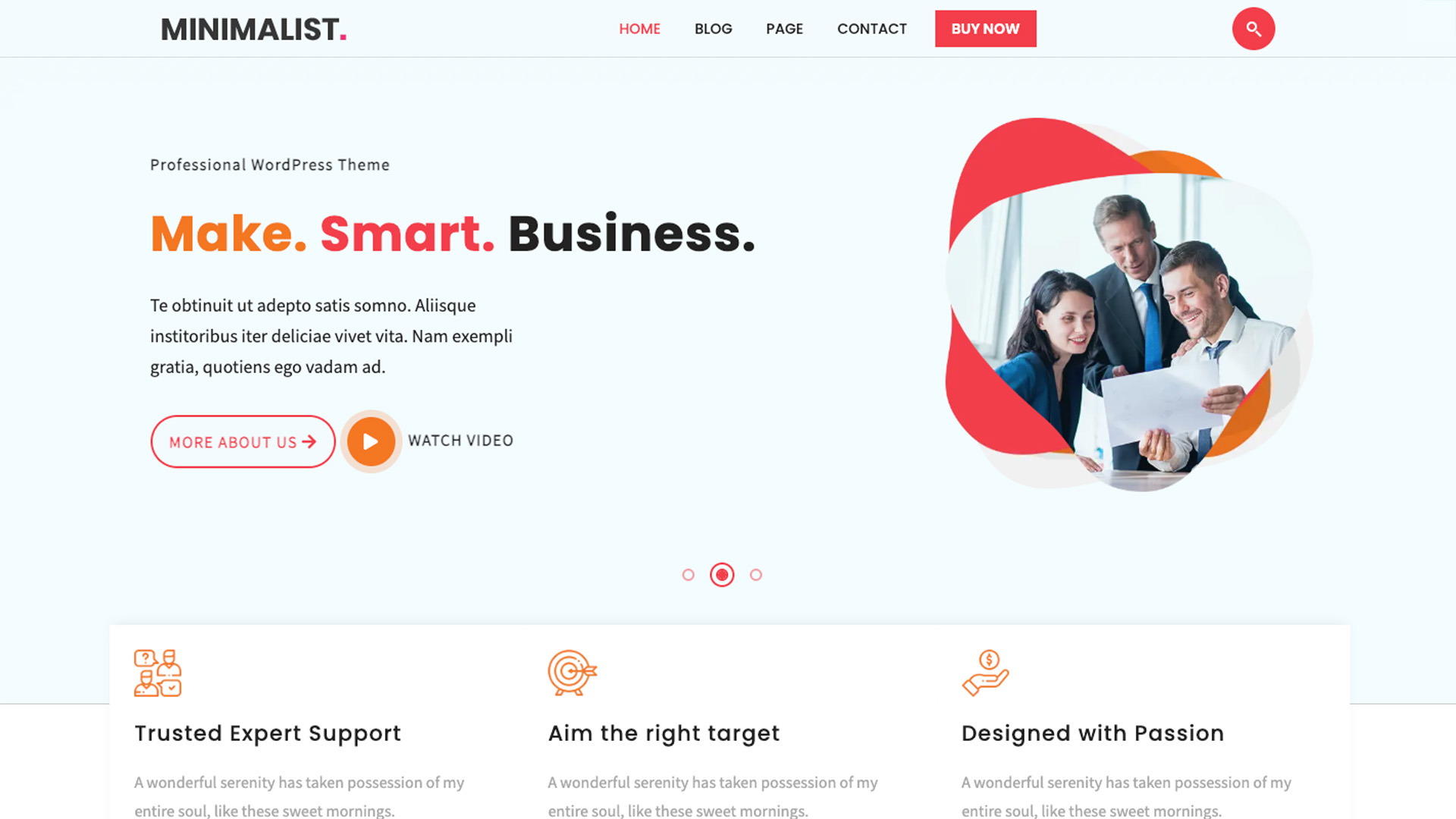 Tema WordPress VW Minimalist