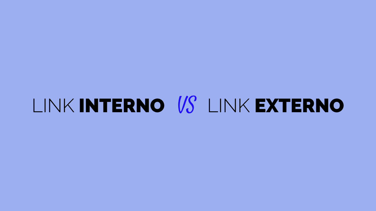 texto escrito link interno vs link externo
