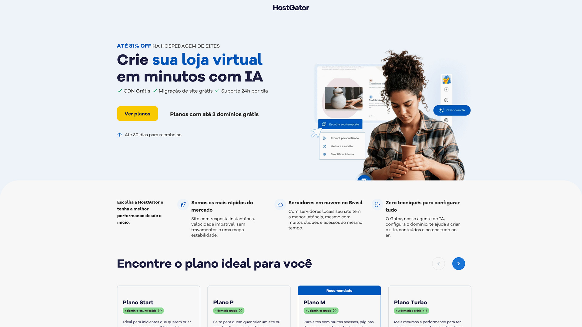 Hospedagem woocommerce HostGator