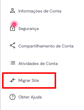 Migrar site para hospedagem Hostinger