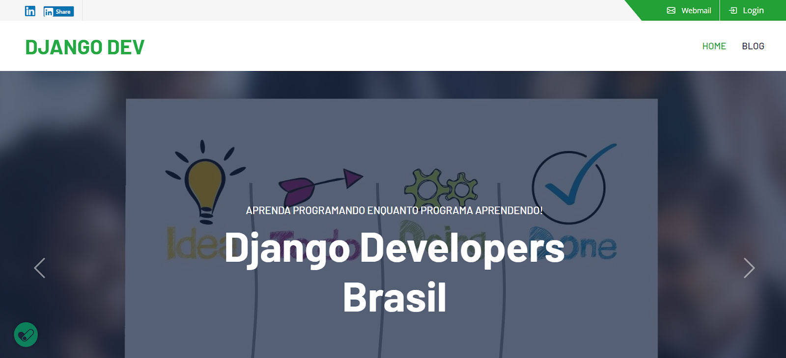 django dev site com dominio .dev