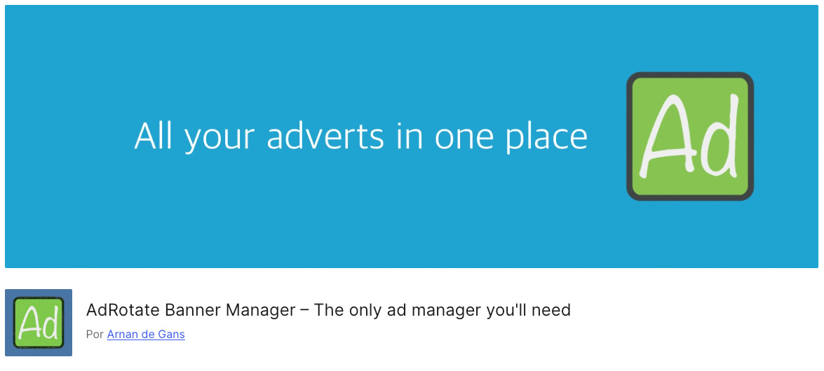 Plugin de Publicidade WordPress AdRotate