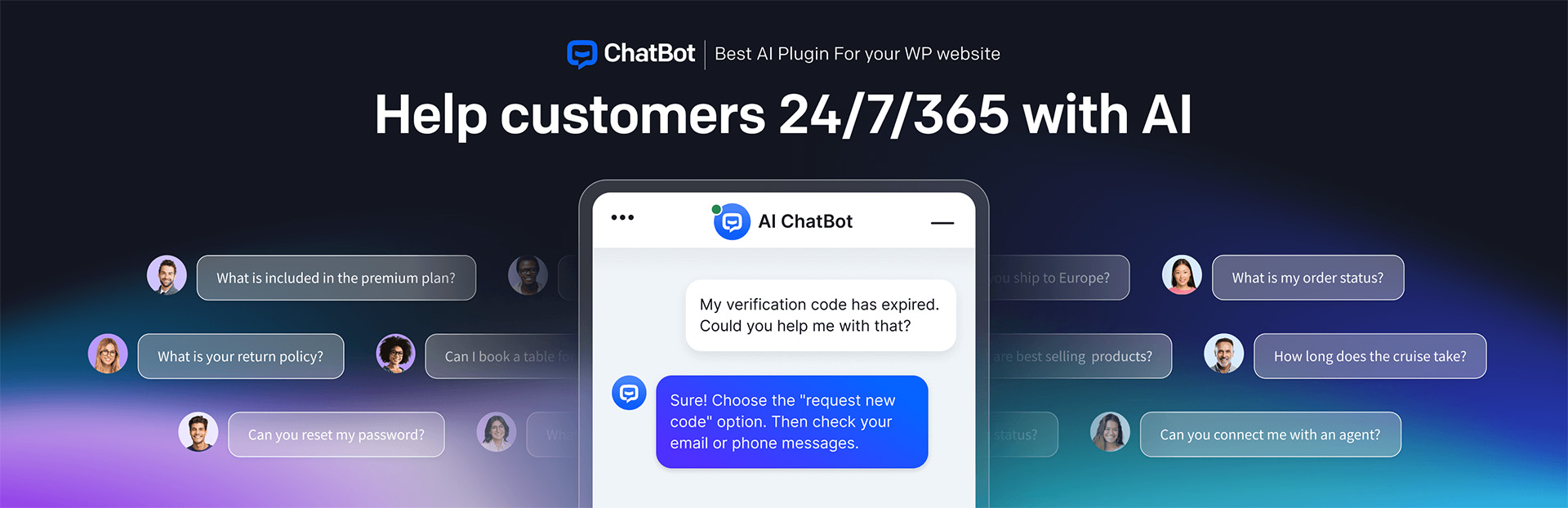 WordPress IA chatbot