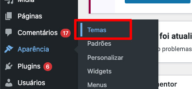 WordPress temas instalar