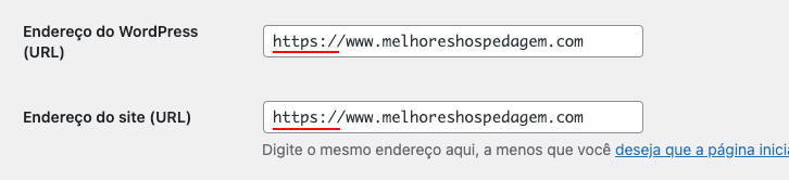 Mudar site para HTTPS