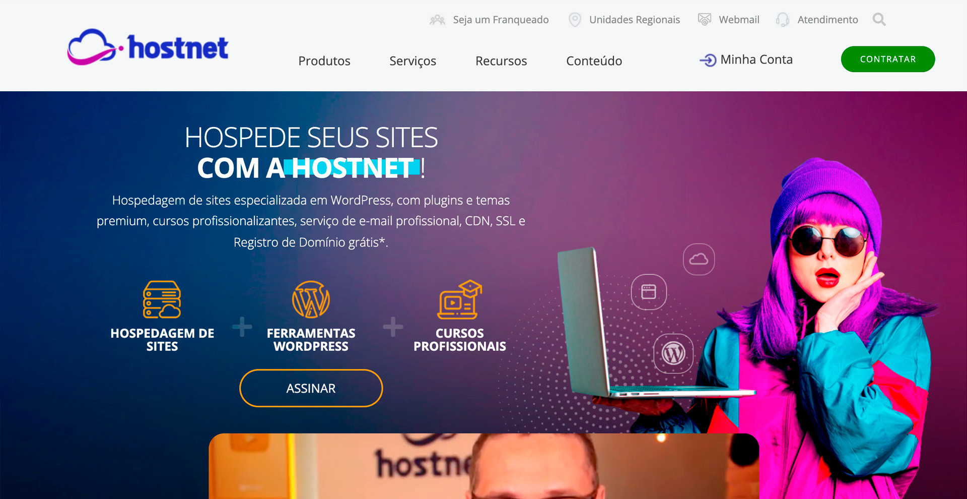 Hospedagem de Site Hostnet