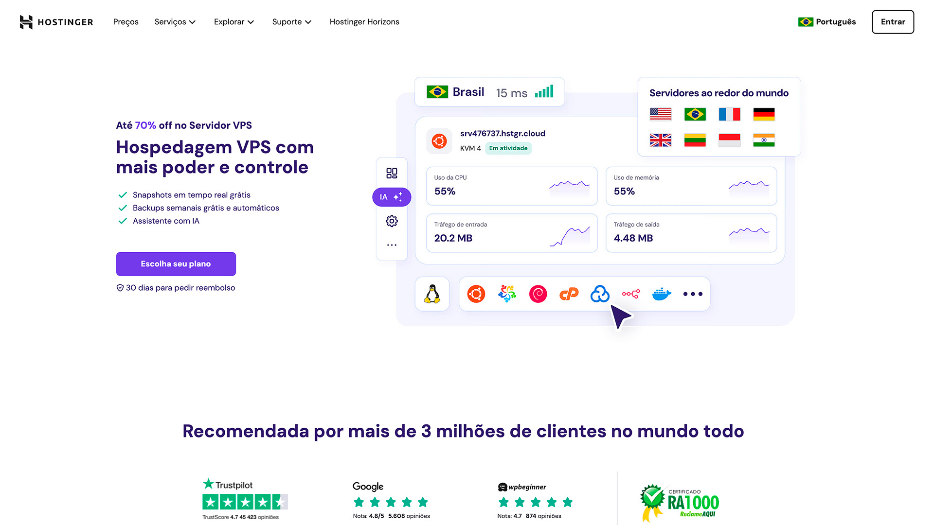Melhor servidor vps