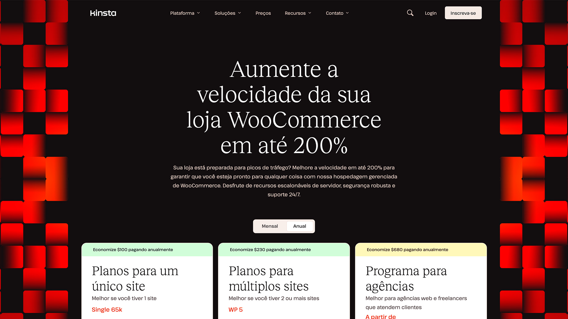 hospedagem woocommerce kinsta