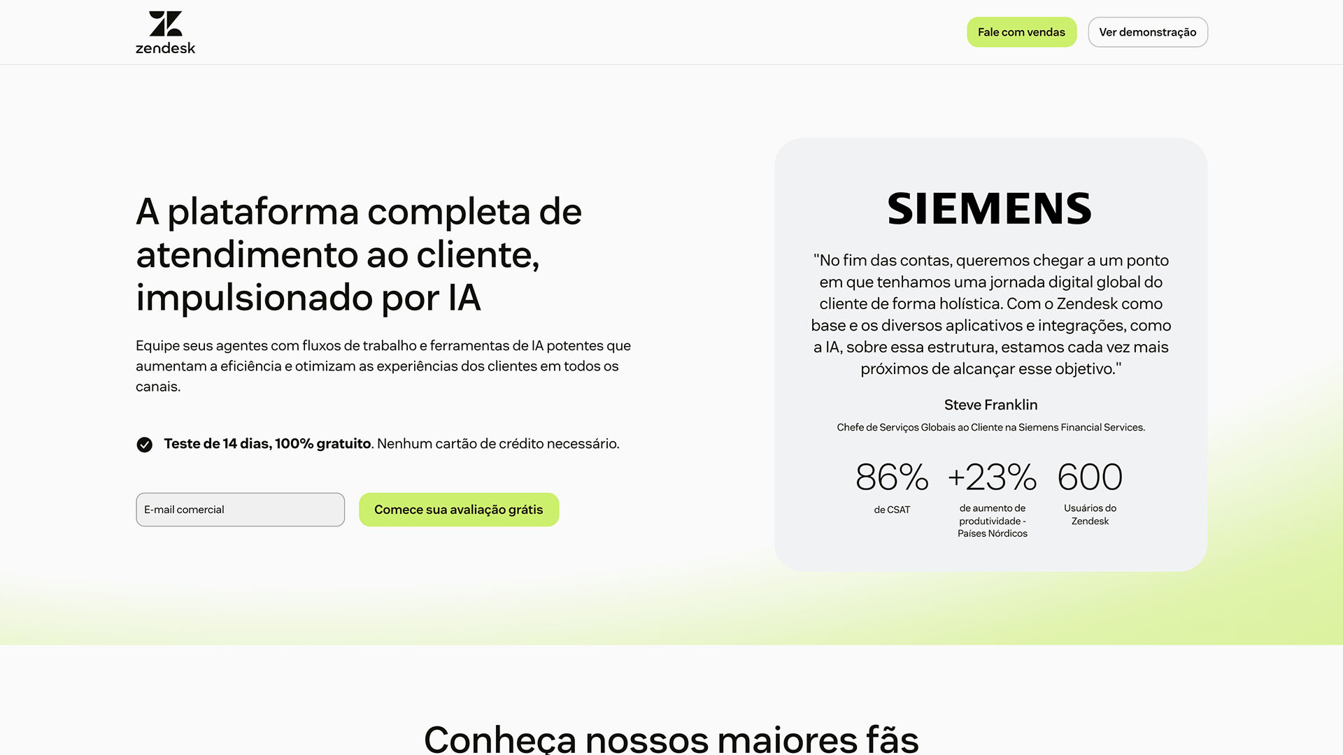 Melhor Email Marketing ZenDesk