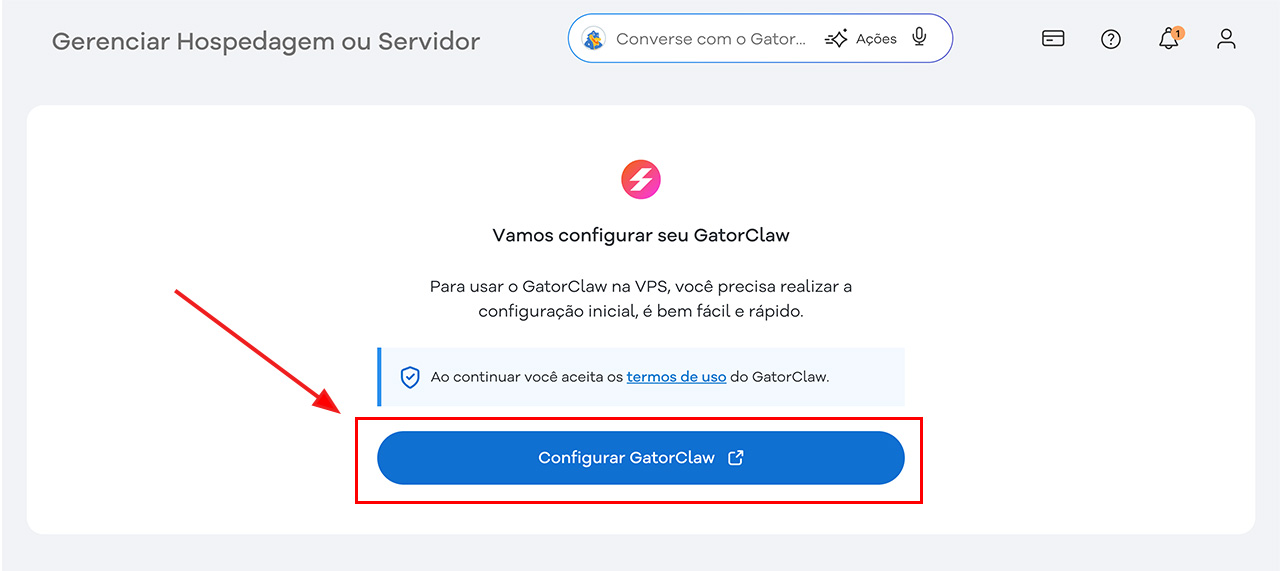 Como criar um agente de IA usando o GatorClaw