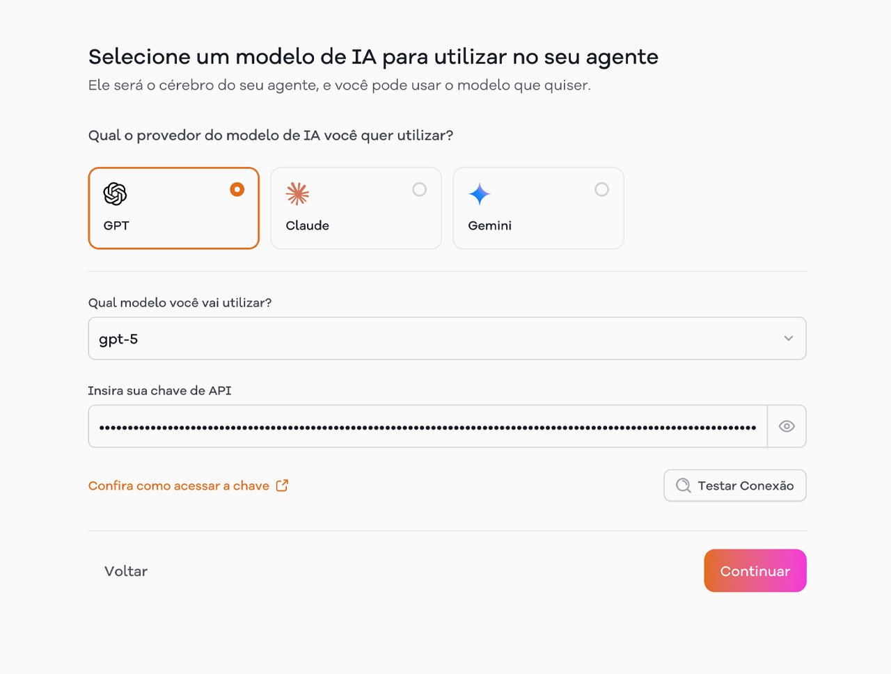 Como criar um agente de IA usando o GatorClaw 005