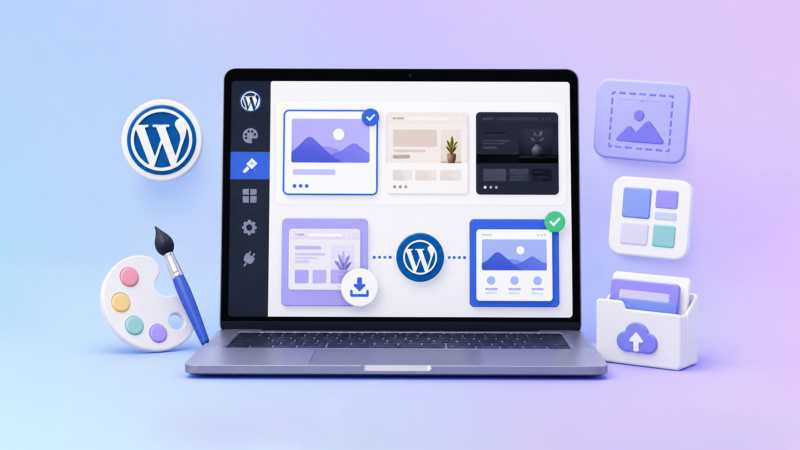 como instalar temas no wordpress