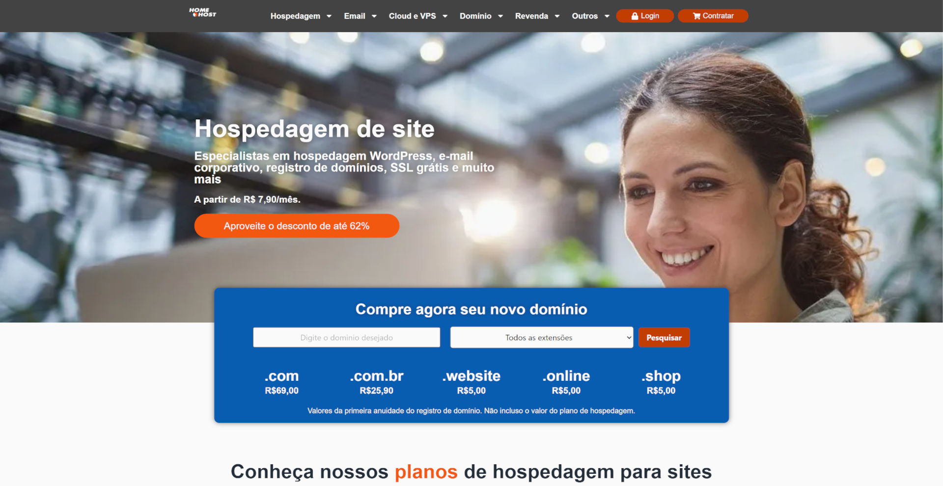 Hospedagem de Site HomeHost